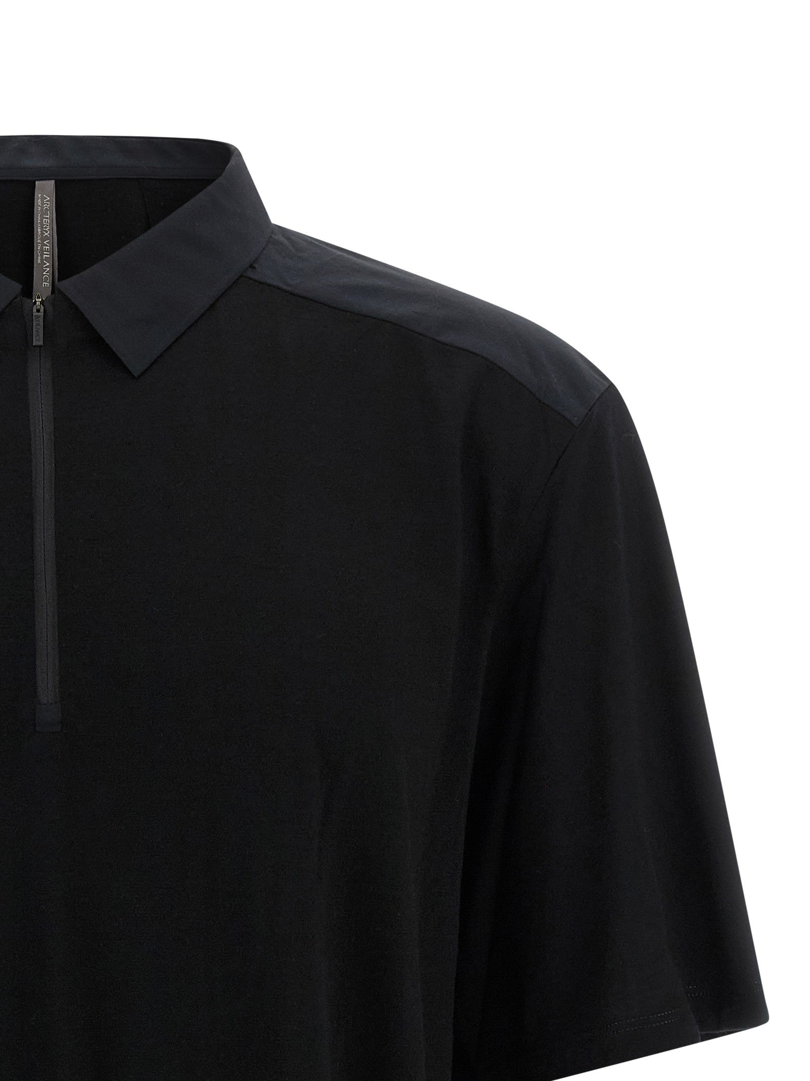 Veilance Frame Polo Shirt Black