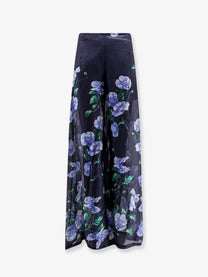 Lavi Women's Frangipane Ramie Trousers Blue