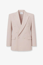The Frankie Shop Women's Monterey Structured Wool Blend Blazer Blue