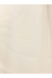 The Frankie Shop women’s Nelis satin Bermuda shorts in white feature cream-colored softly draped fabric with subtle sheen