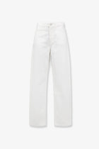The Frankie Shop Women's Nelton Denim Trousers White