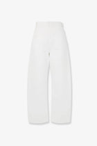 The Frankie Shop Women's Nelton Denim Trousers White, view 2
