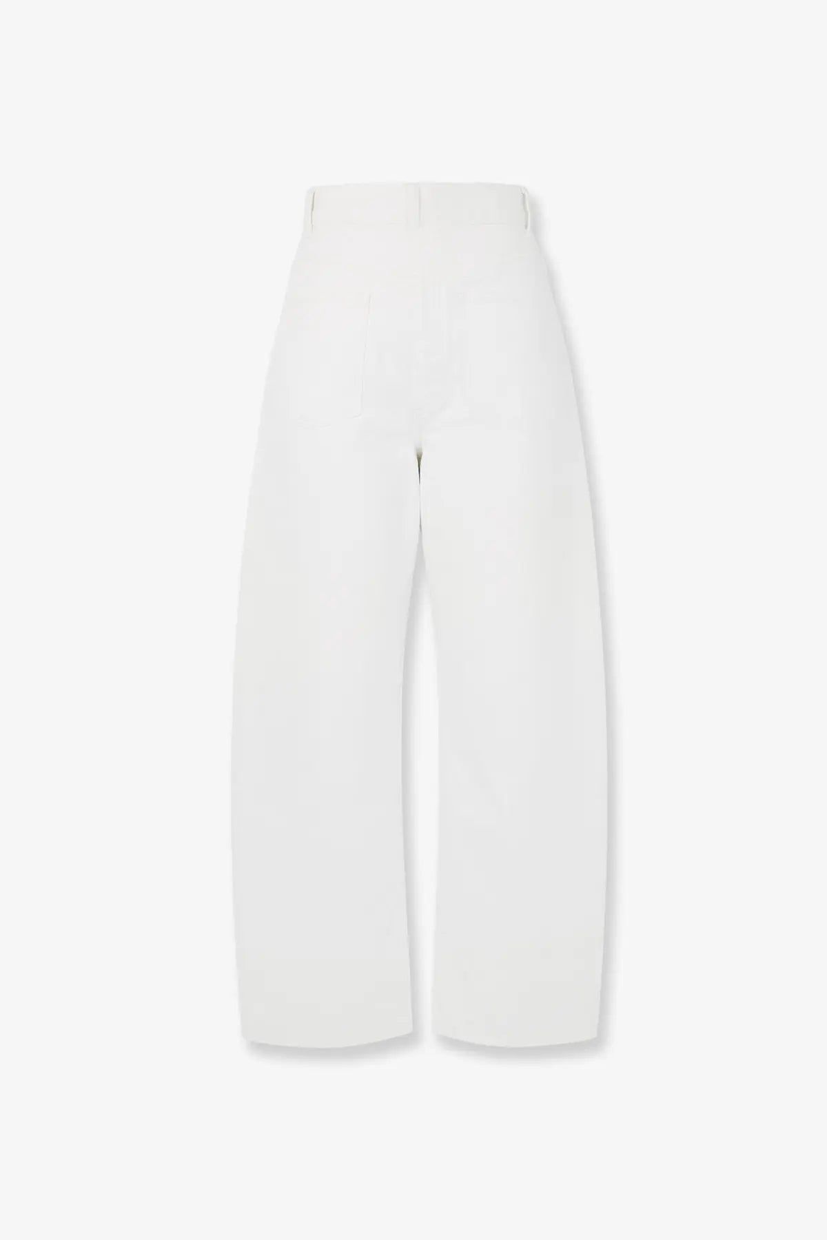 The Frankie Shop Women's Nelton Denim Trousers White, view 2