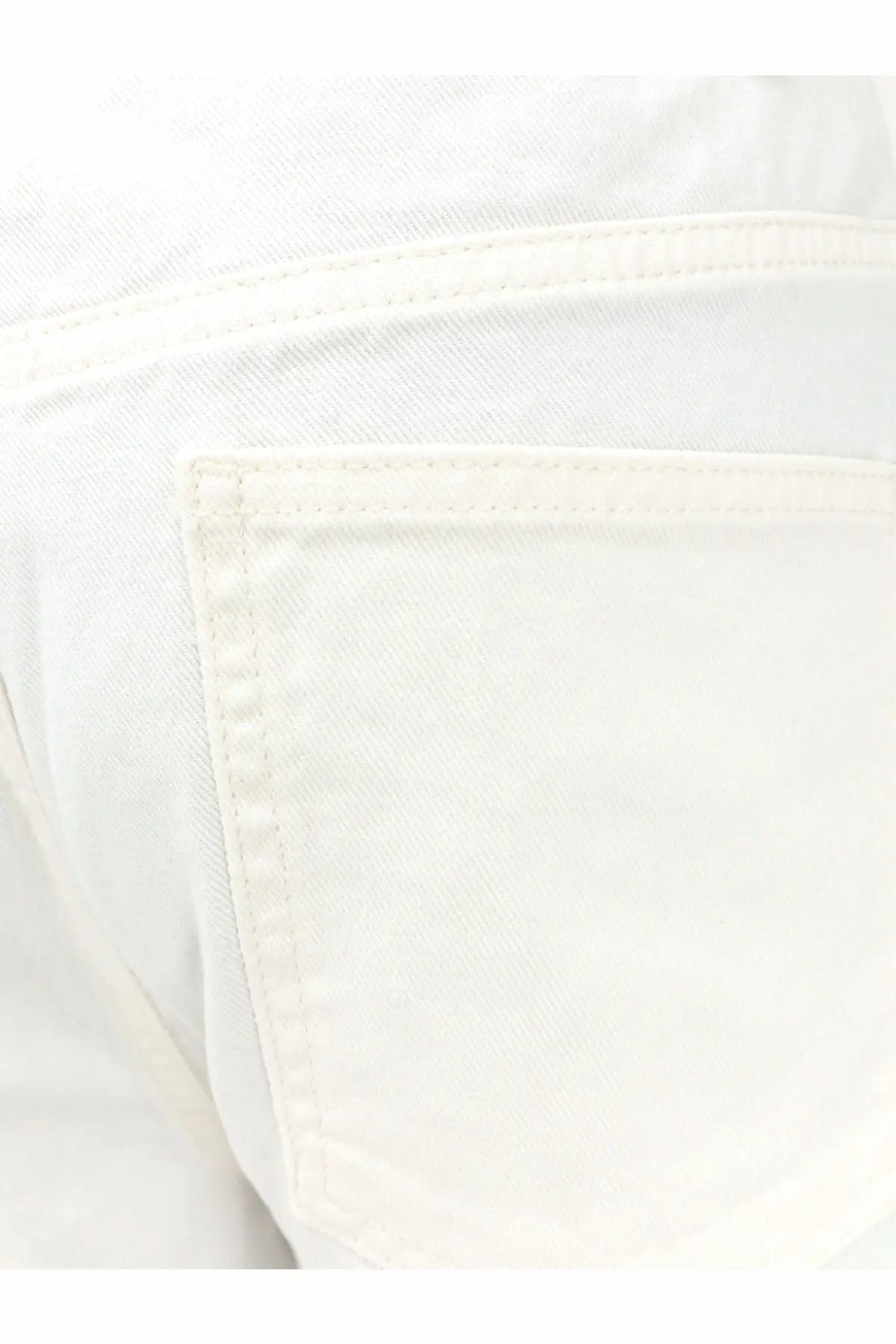 The Frankie Shop Women's Nelton Denim Trousers White, view 3