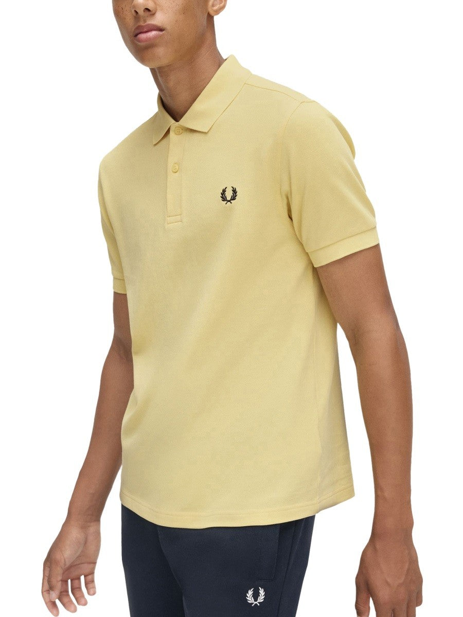 Fred Perry Men's Fred Perry M6000 Polo Shirt Yellow, view 3