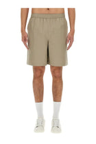 Fred Perry Men's Cotton Bermuda Shorts Beige