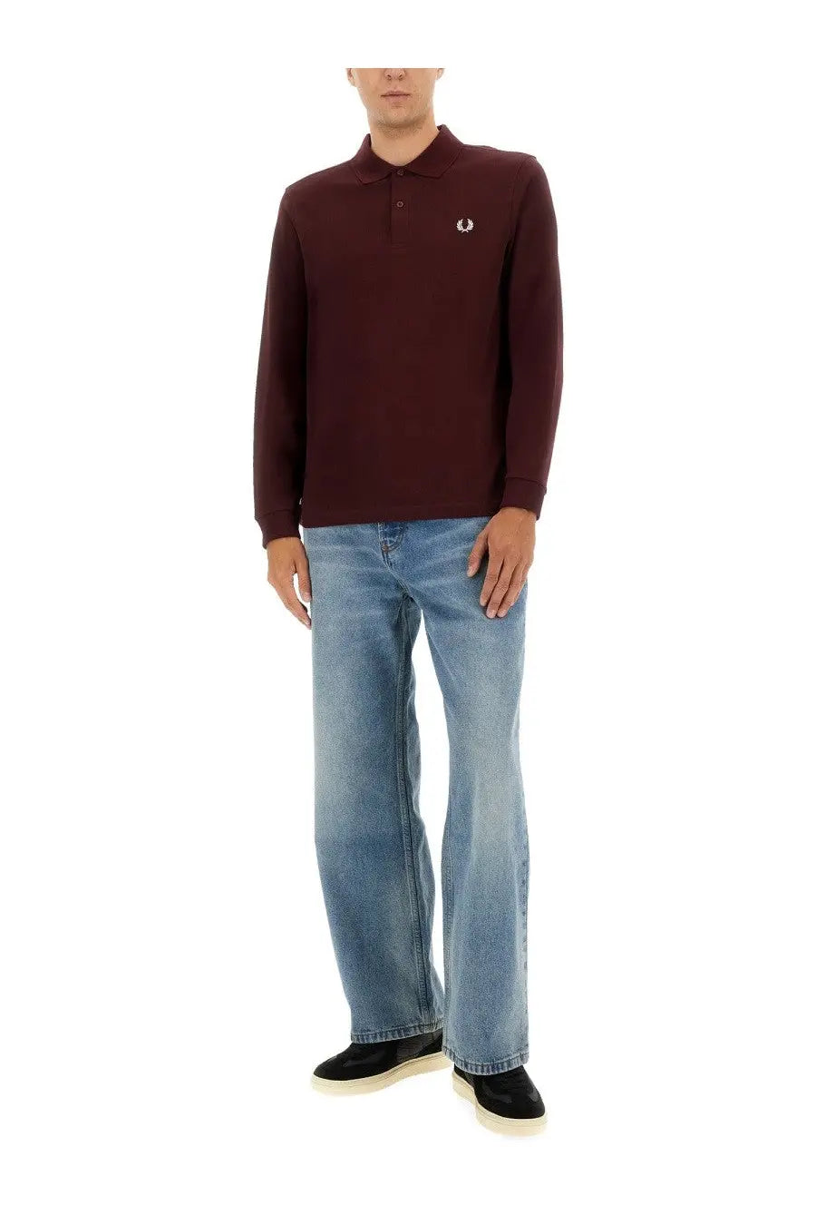 Fred Perry Men's Cotton Polo Red, view 2