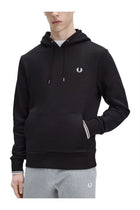 Fred Perry Men's Hoodie Black, view 2