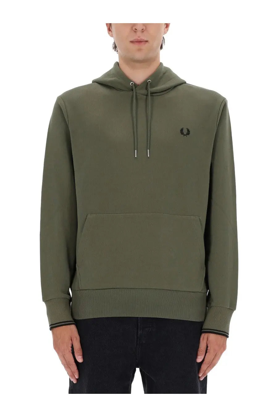 Fred Perry Men's Hoodie Green