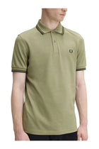 Fred Perry Men's Fred Perry M3600 Polo Shirt Green, view 3