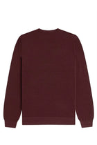 Fred Perry Men's Pique Sweater Red, view 4