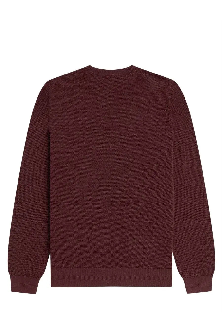 Fred Perry Men's Pique Sweater Red, view 4