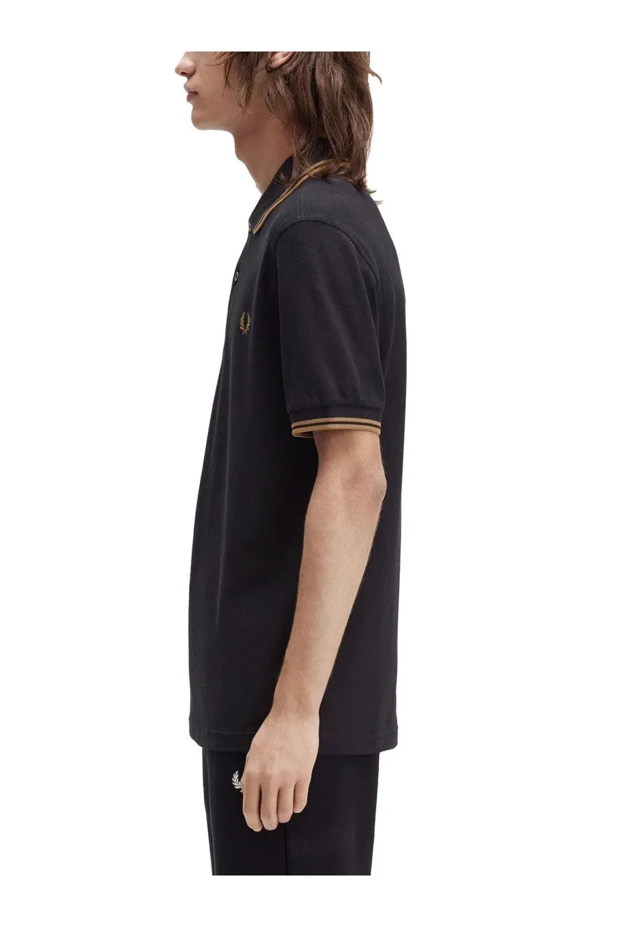 Fred Perry Men's Polo Black, view 6