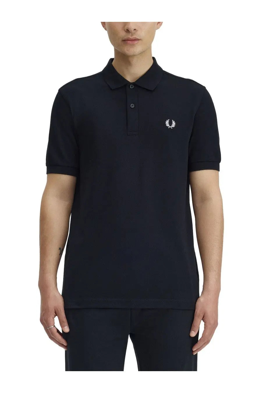 Fred Perry Men's Polo Black, view 2