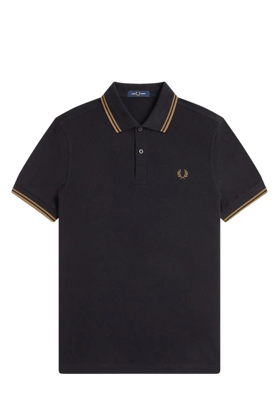 Fred Perry Men's Polo Black, view 3
