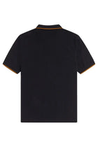 Fred Perry Men's Zip Polo Black, view 2