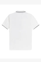 Fred Perry Men's Zip Polo White, view 4