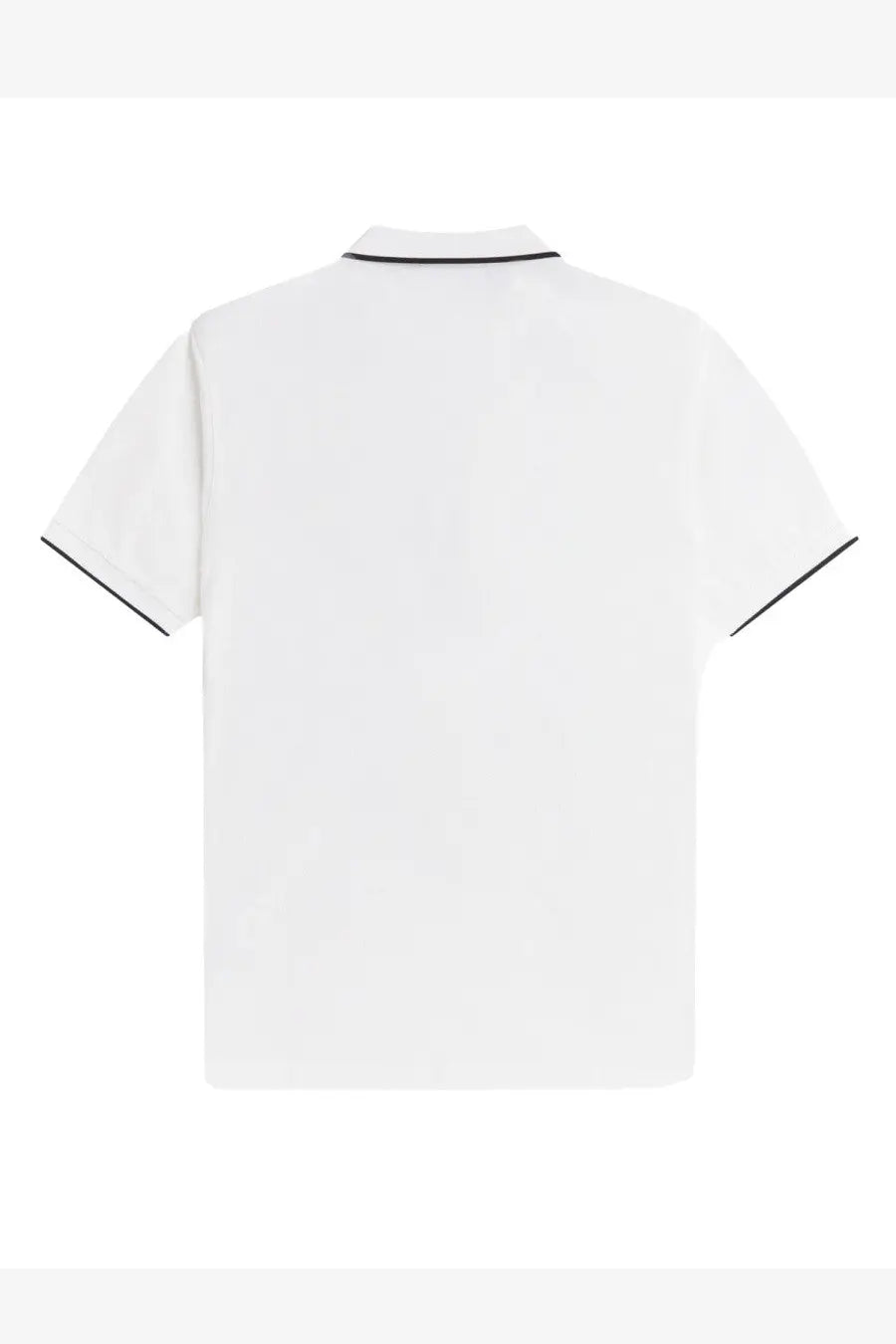 Fred Perry Men's Zip Polo White, view 4