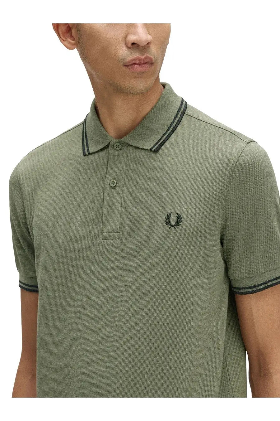Fred Perry Men's Polo Green, view 3