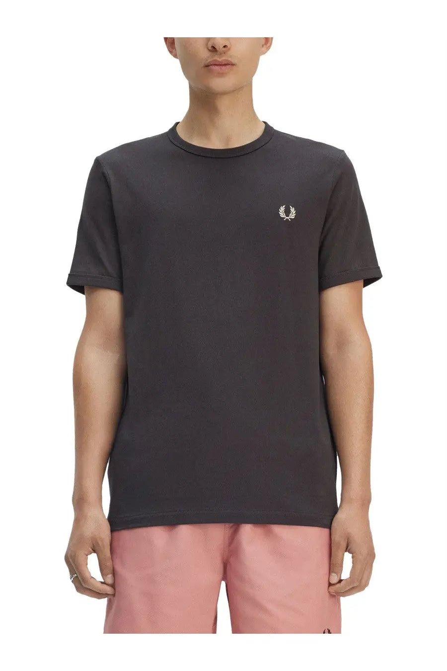 Fred Perry Men's Ringer Shirt Grey