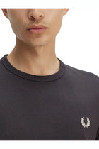 Fred Perry Men's Ringer Shirt Grey, view 2