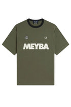 Fred Perry Men's Shirt Ringer Meyba Green
