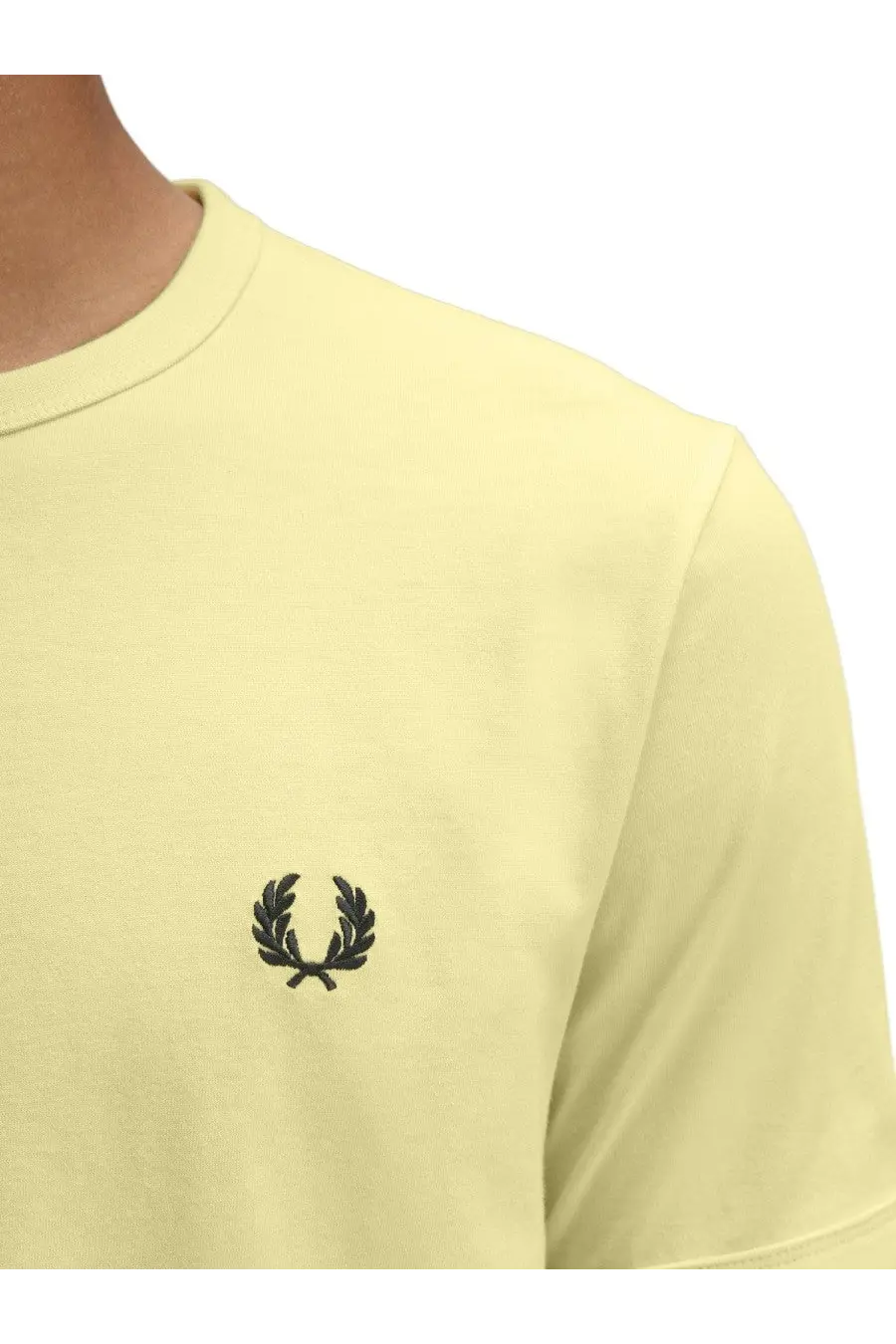 Fred Perry Men's Shirt Ringer Yellow, view 4