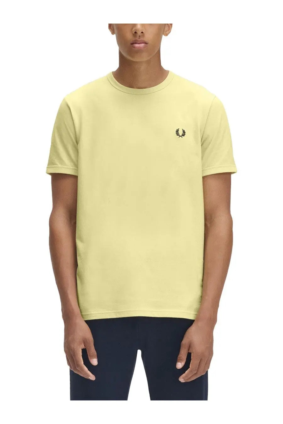 Fred Perry Men's Shirt Ringer Yellow