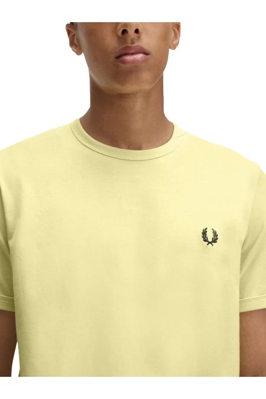 Fred Perry Men's Shirt Ringer Yellow, view 2