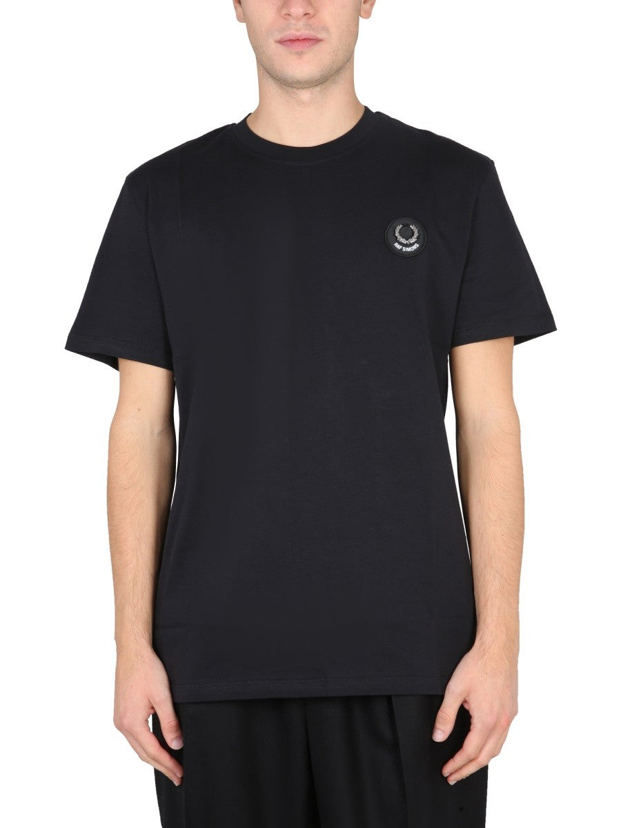 T Shirt With Logo-FRED PERRY X RAF SIMONS-FALORS