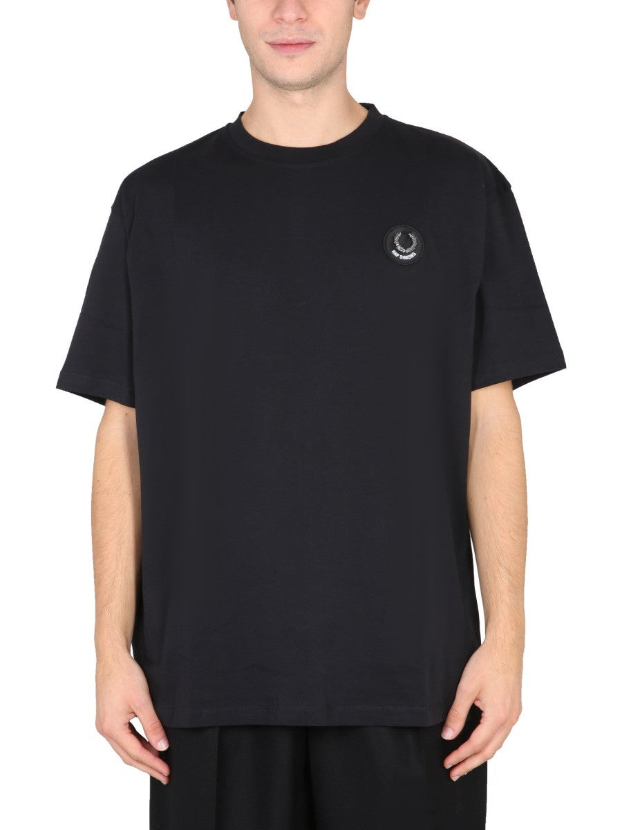 Oversized Logo T Shirt-FRED PERRY X RAF SIMONS-FALORS