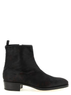 John Lobb Freddi Bristle Hide Ankle Boots Brown