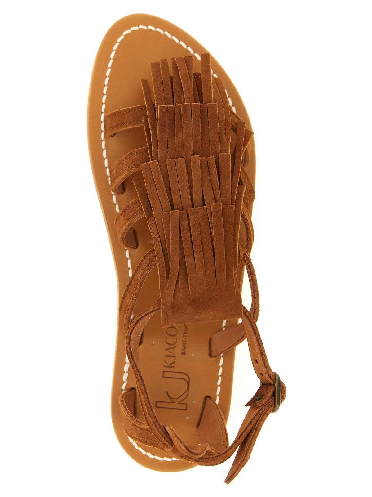 K.Jacques Saint Tropez Fregate Sandals Brown, view 4