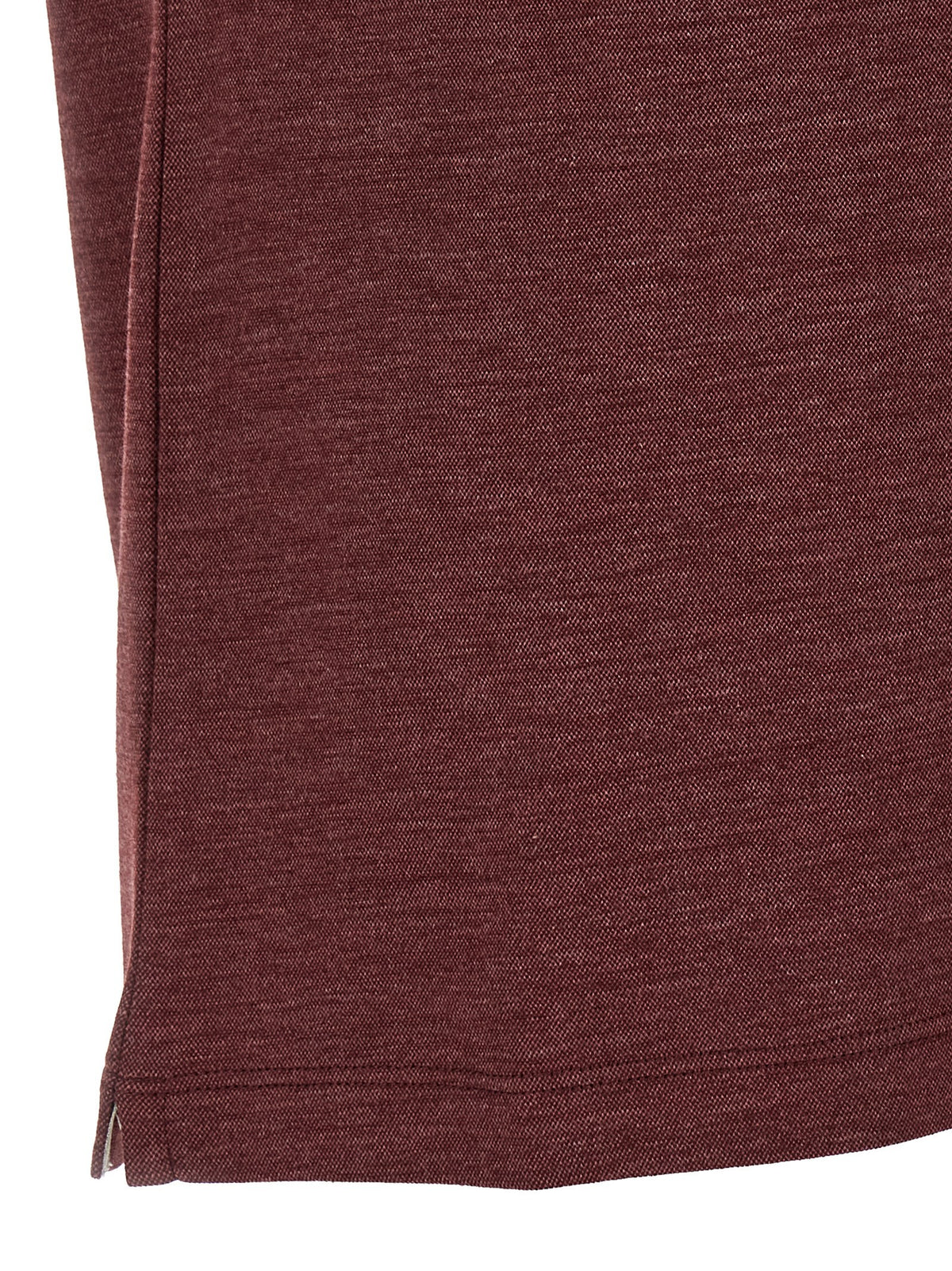 Brunello Cucinelli French Collar Polo Shirt Red, view 4