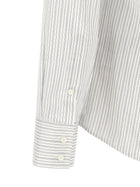 Brunello Cucinelli French Collar Shirt Blue, view 4