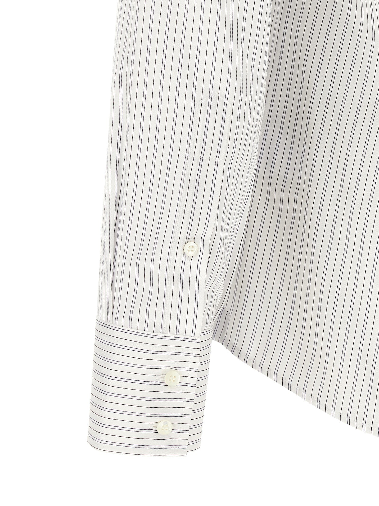 Brunello Cucinelli French Collar Shirt Blue