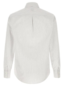 Brunello Cucinelli French Collar Shirt Blue