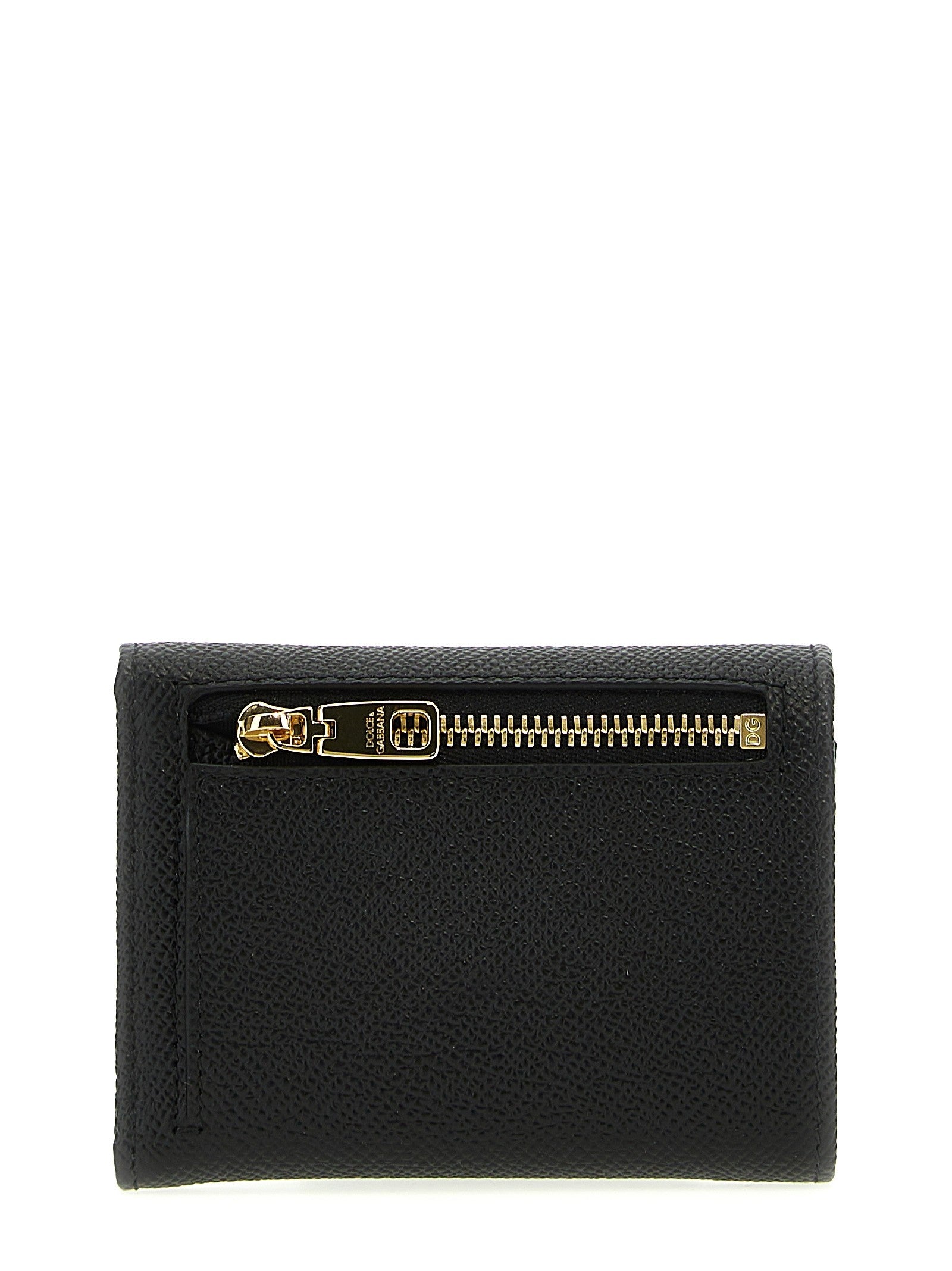 Dolce &amp; Gabbana French Flap Wallet Black