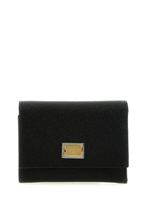 Dolce &amp; Gabbana French Flap Wallet Black