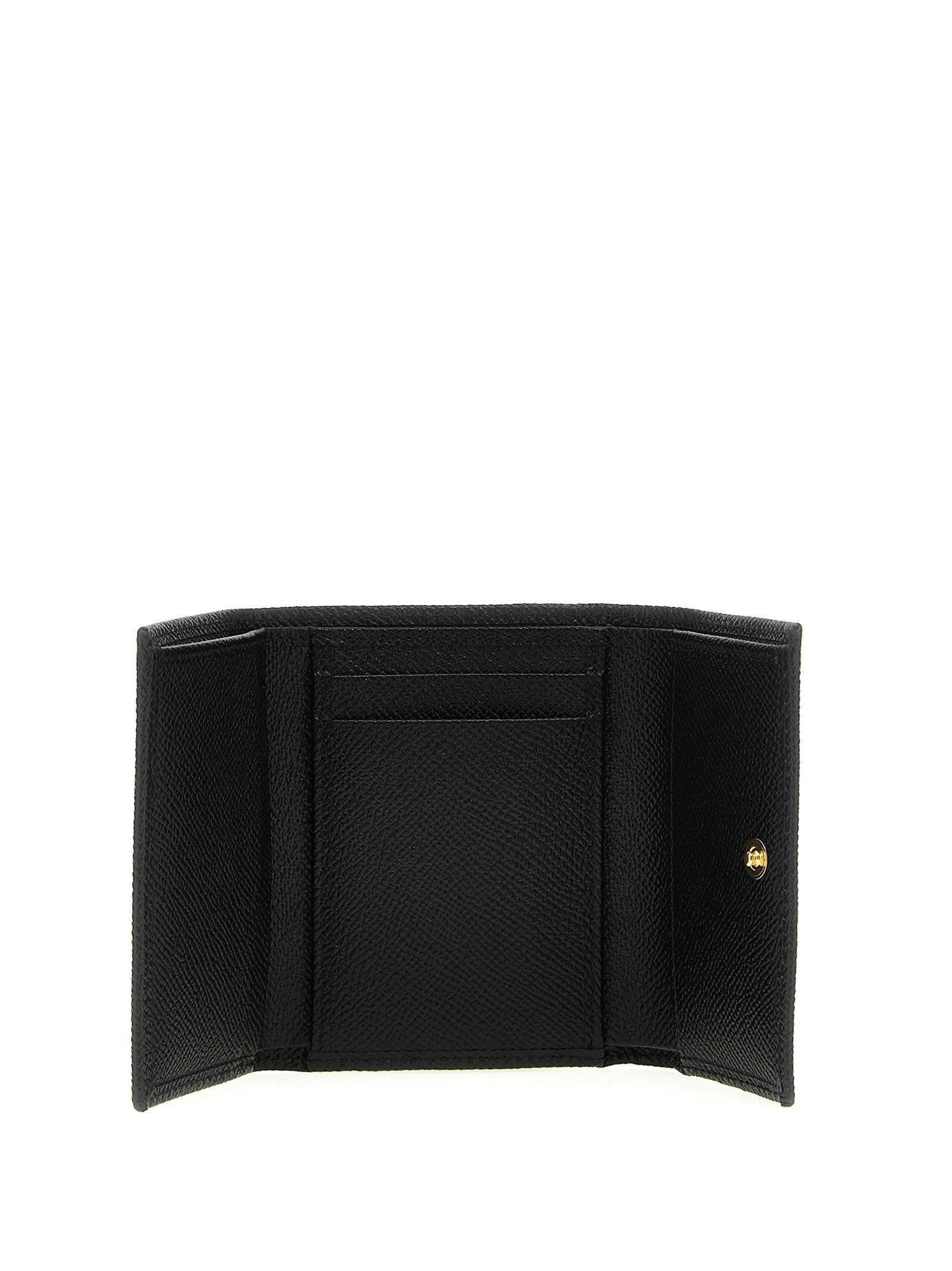 Dolce &amp; Gabbana French Flap Wallet Black