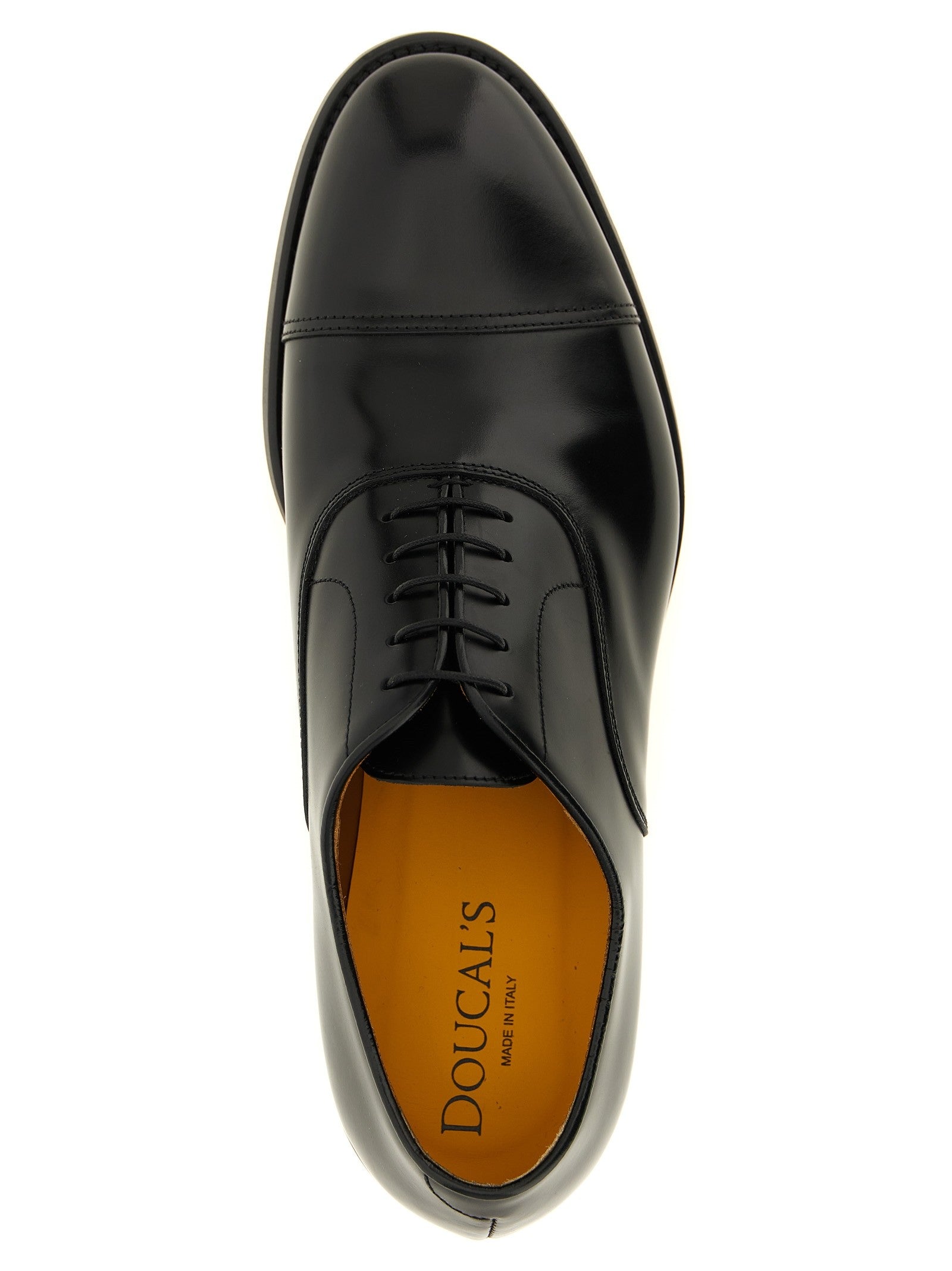 Doucal's French Lace up Shoes Black