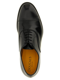 Doucal's French Lace up Shoes Black