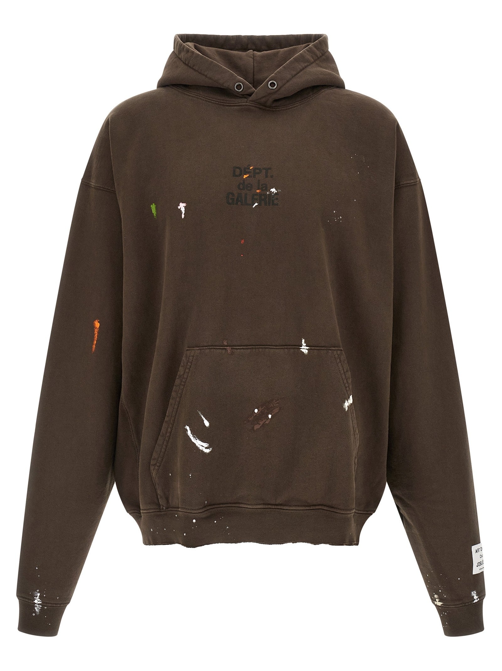 Gallery Dept French Painted Hoodie Brown
