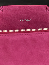 The Attico Friday Mini Fucia Handbag Pink