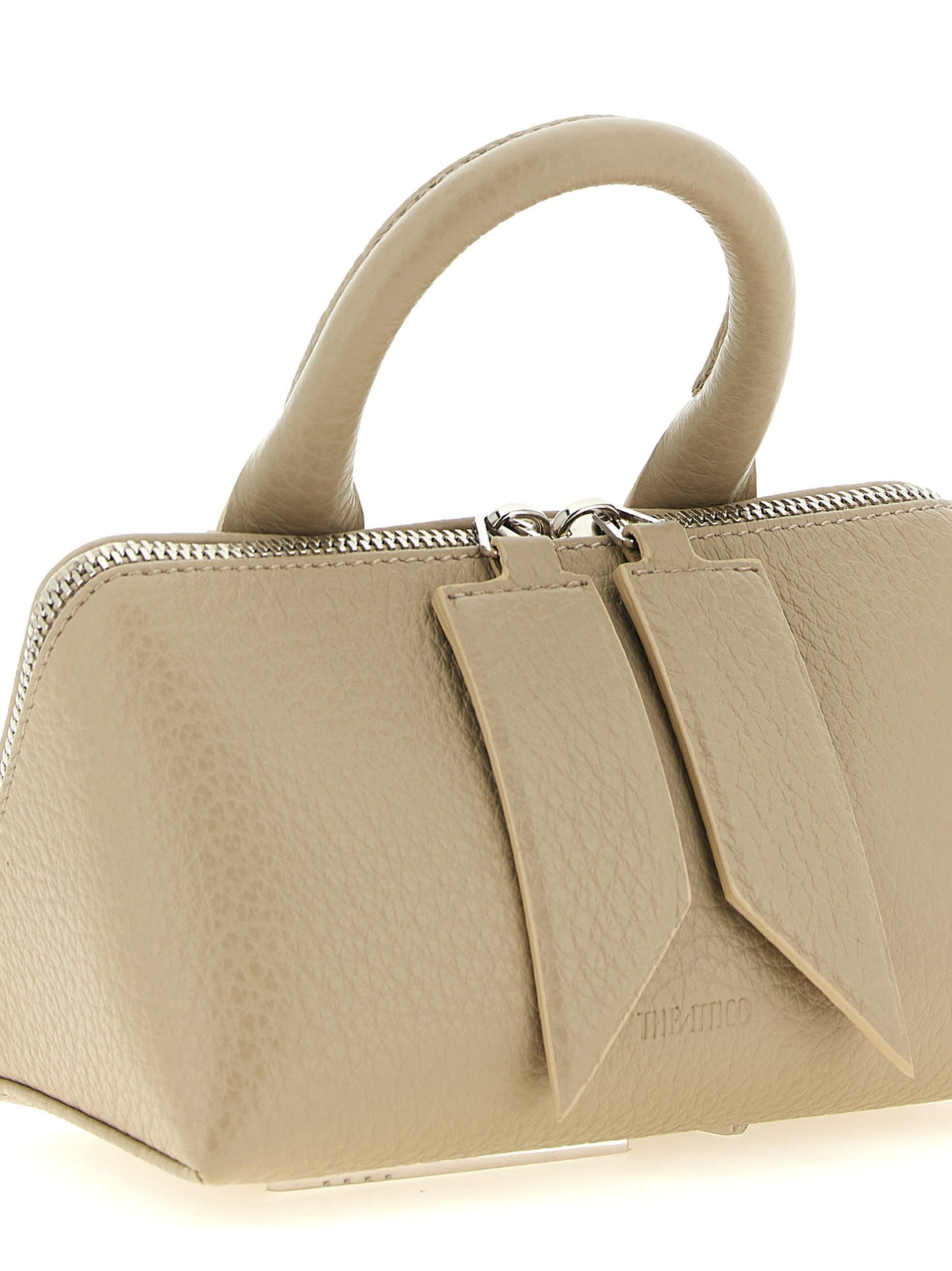 The Attico Friday Mini Handbag Beige, view 3