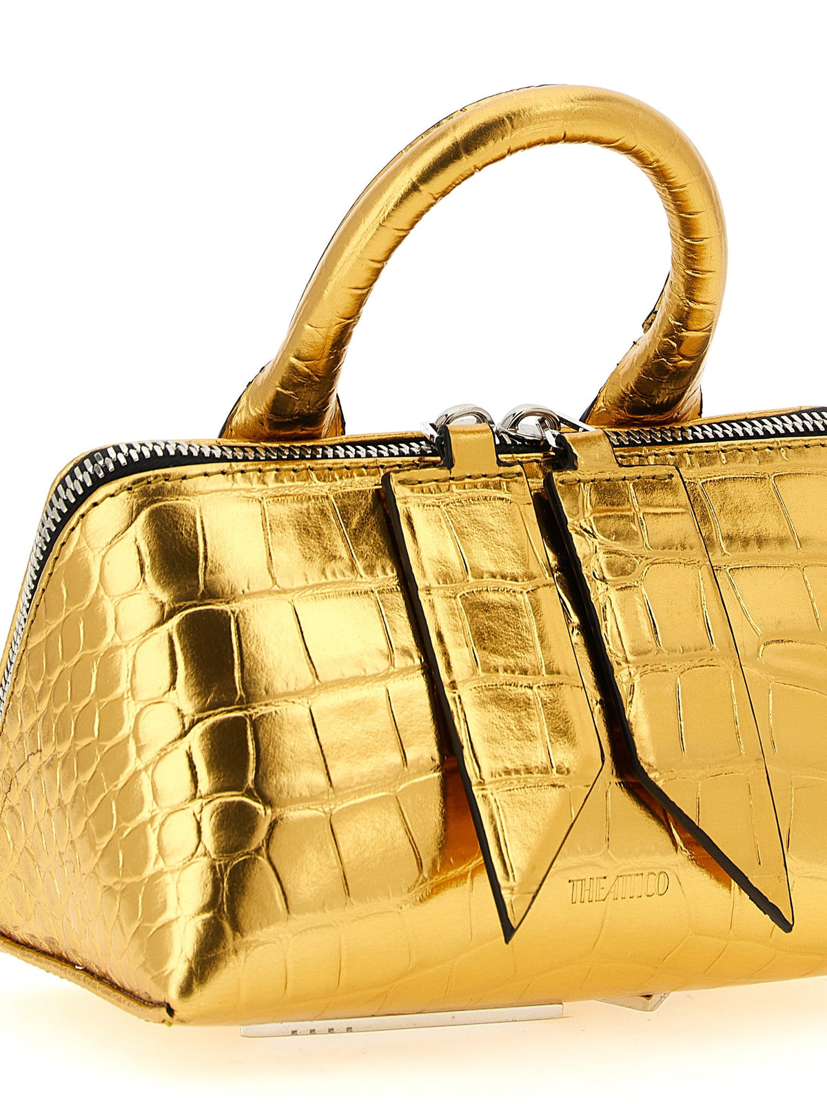The Attico Friday Mini Handbag Gold