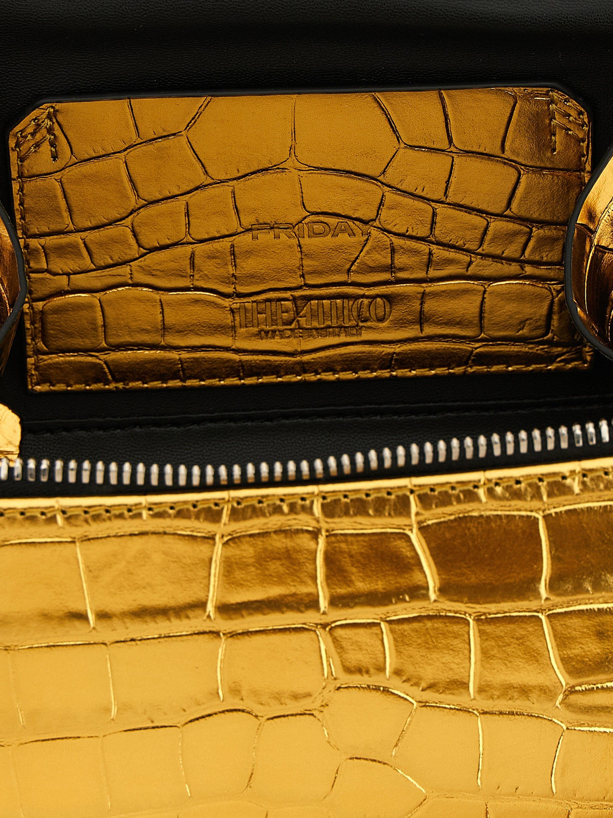 The Attico Friday Mini Handbag Gold