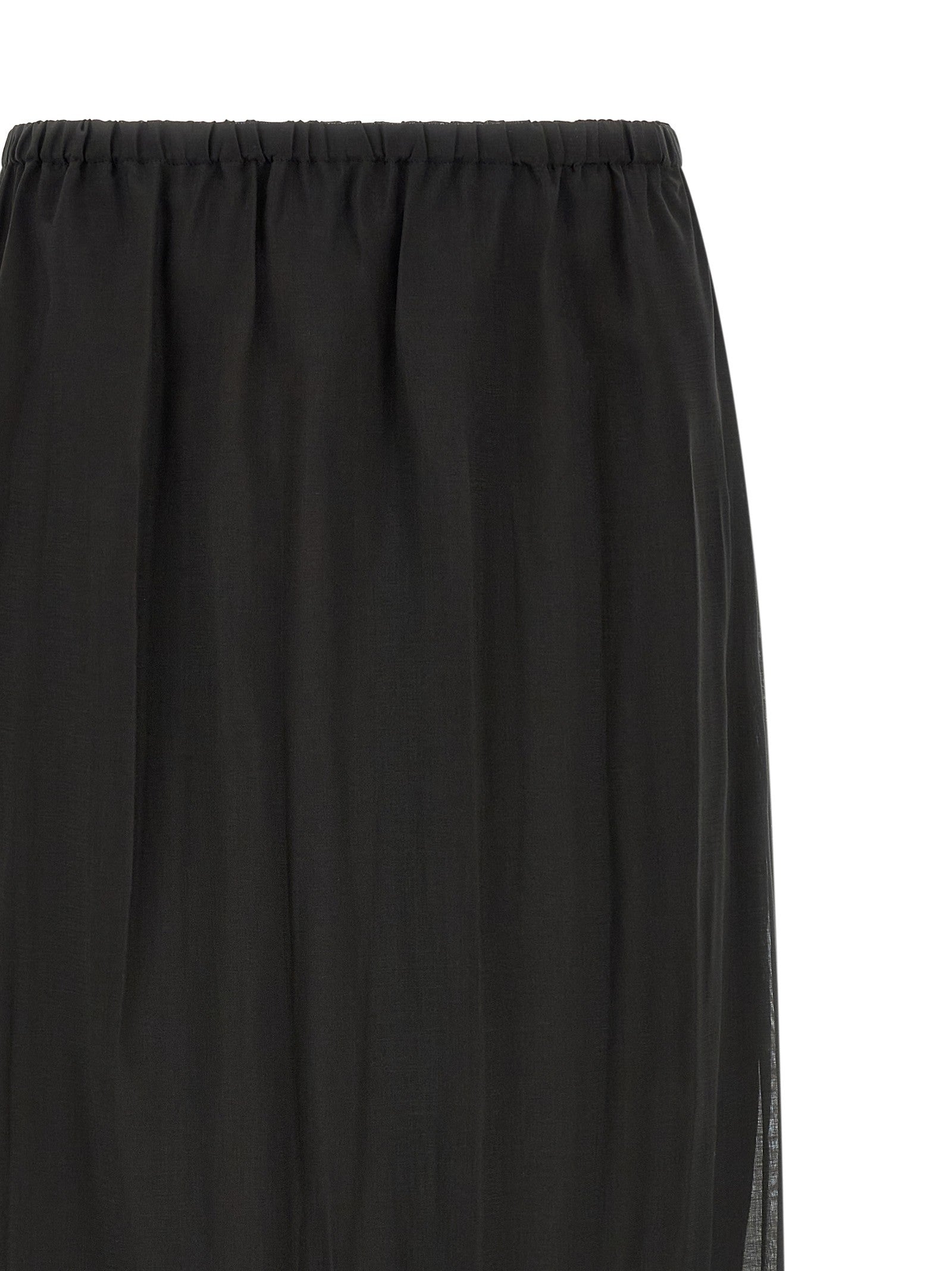 Tela Fringed Detail Ophelia Skirt Black