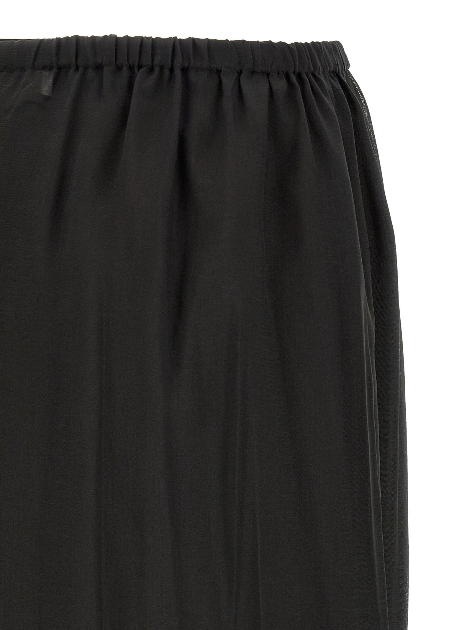 Tela Fringed Detail Ophelia Skirt Black