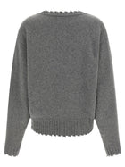 Nude Lucy Fringed Hem Sweater Grey, view 2